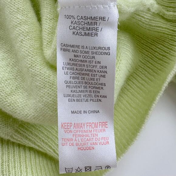 Crush Cashmere V-Neck Long Sleeve Lightweight Sweater Size XS - Picture 5 of 9